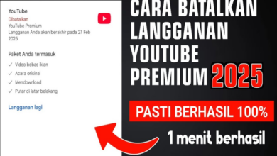 Cara Membatalkan Langganan YouTube Premium Terbaru 2025 100% Berhasil